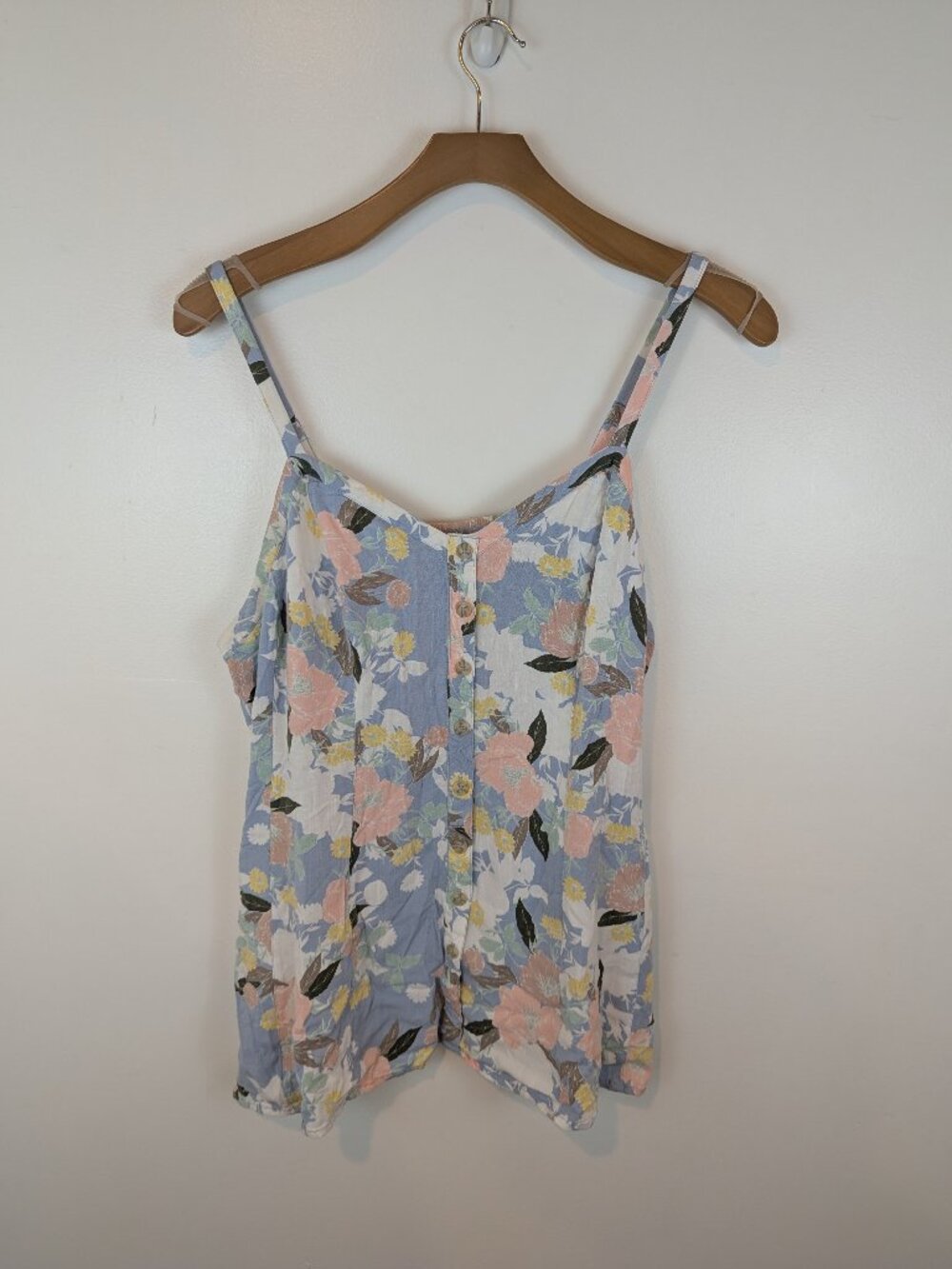 Torrid Floral Stretch Woven Floral Fit & Flare Cami Tank, Sz 3X